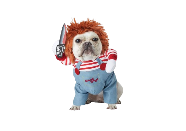 DISFRAZ CHUCKY PARA PERROS